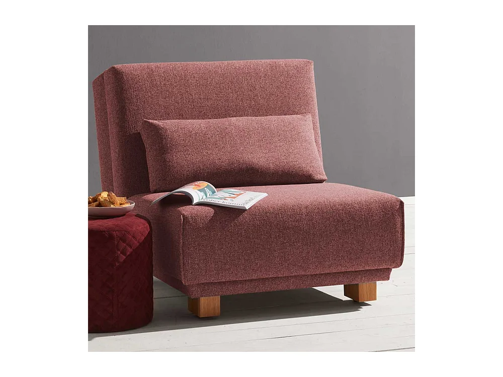 Faltsessel in Rosa Stoff modern