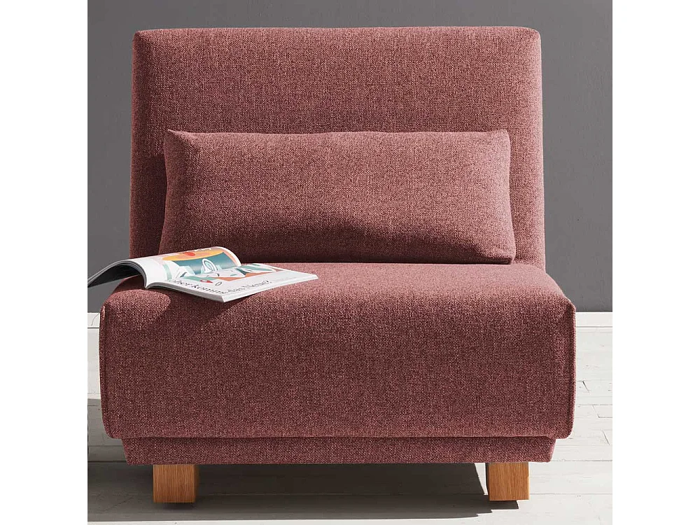 Faltsessel in Rosa Stoff modern