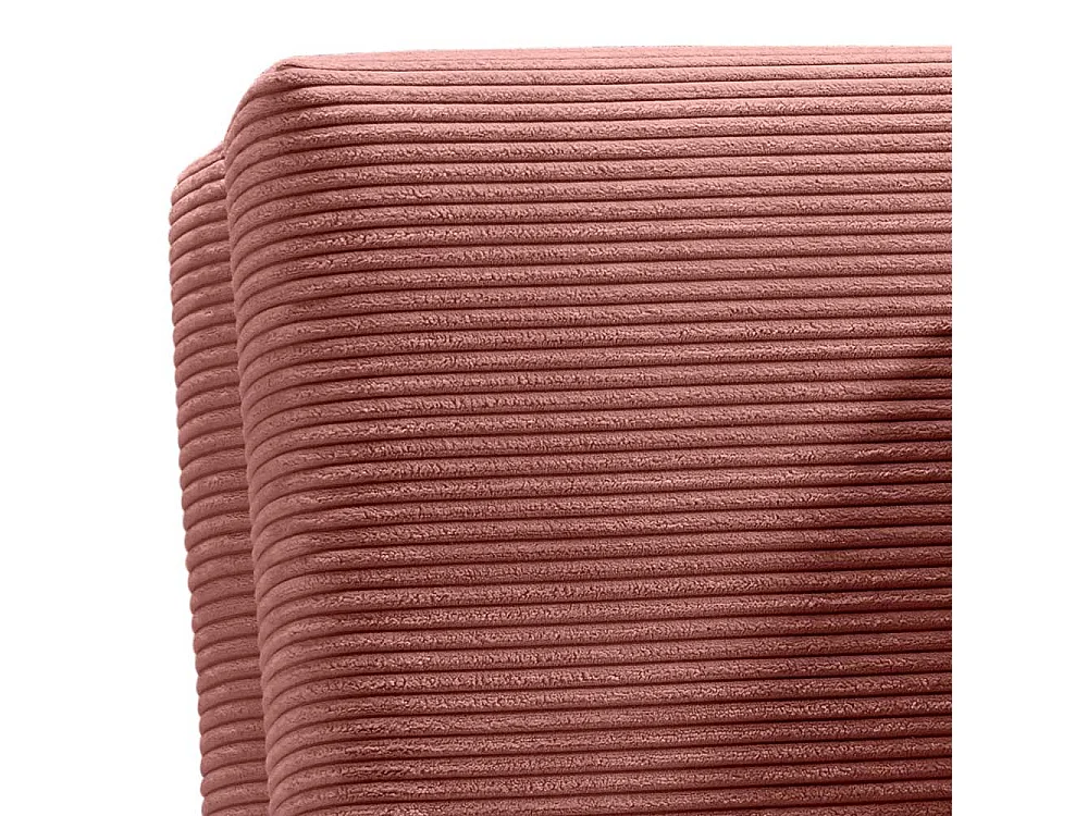 Faltsessel Cord modern in Rot Untergestell aus Metall