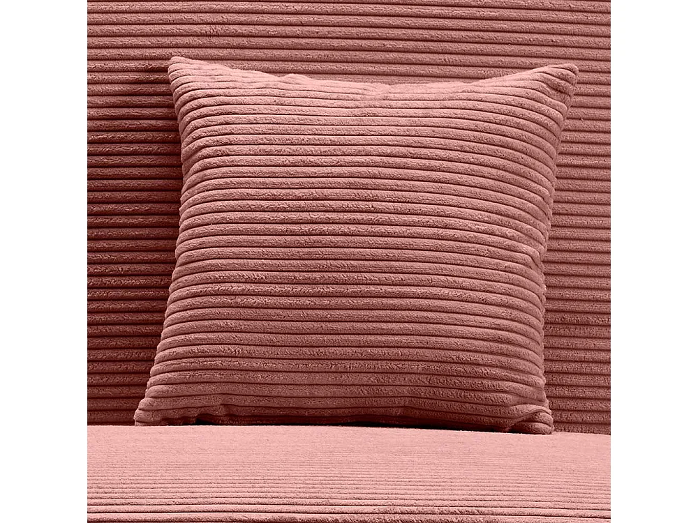 Faltsessel Cord modern in Rot Untergestell aus Metall