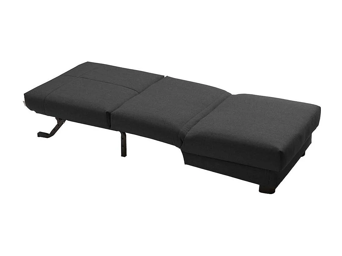 Sessel in Dunkelgrau Schlaffunktion