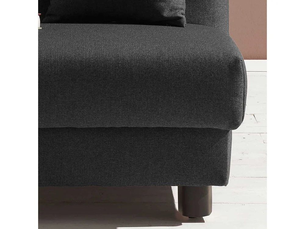 Sessel in Dunkelgrau Schlaffunktion