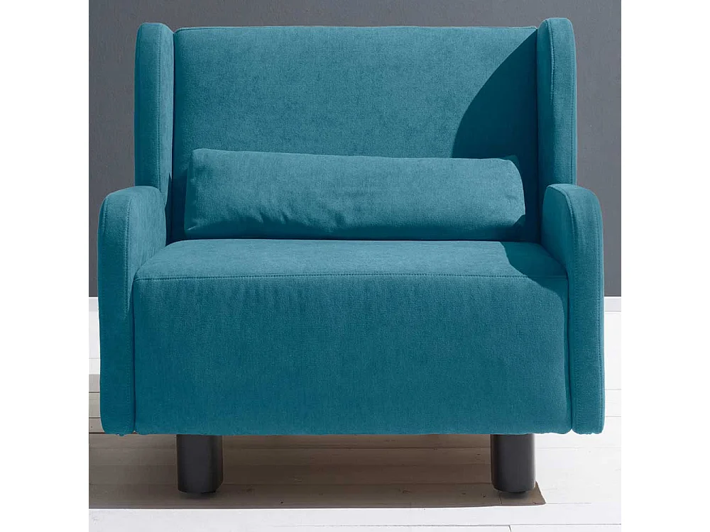 Schlafsessel in Petrol Flachgewebe Made in Germany