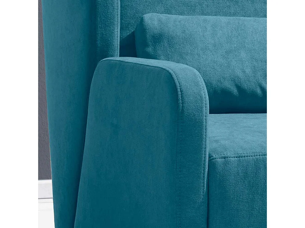 Schlafsessel in Petrol Flachgewebe Made in Germany