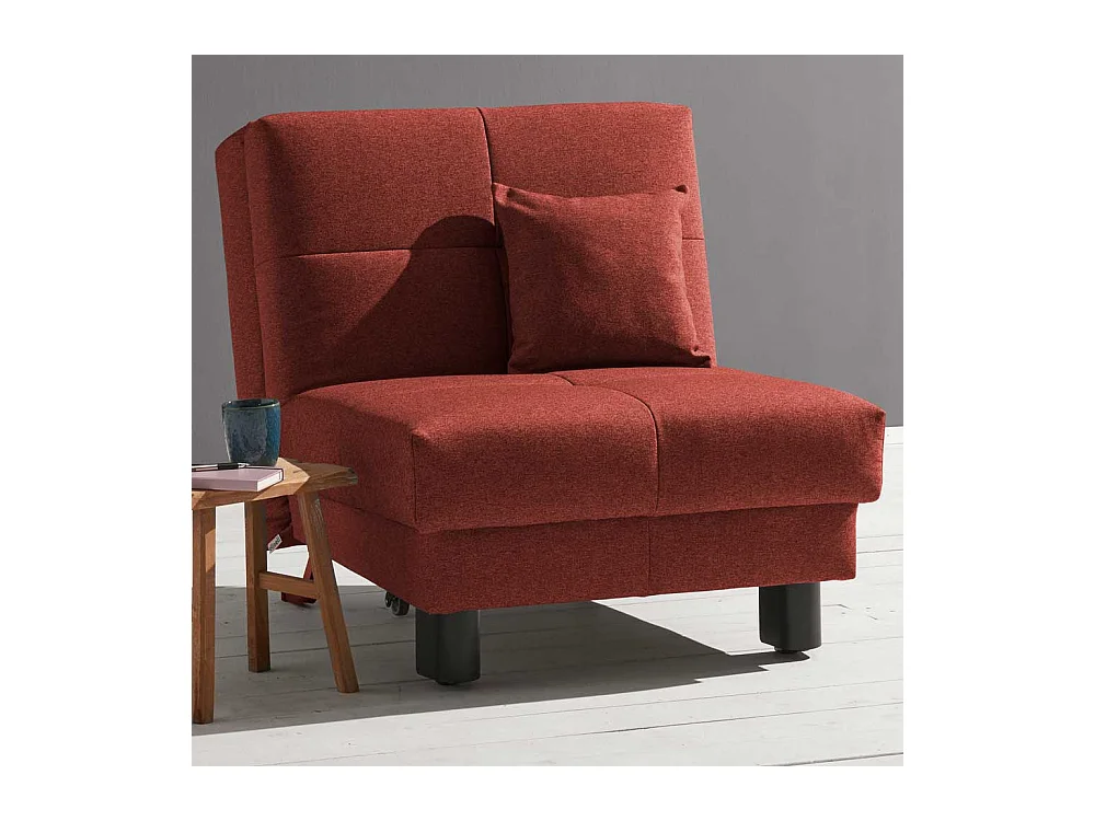 Schlafsessel in Dunkelrot modern