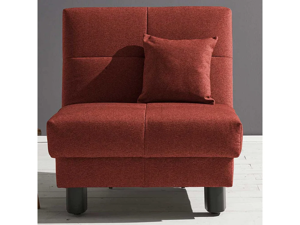 Schlafsessel in Dunkelrot modern