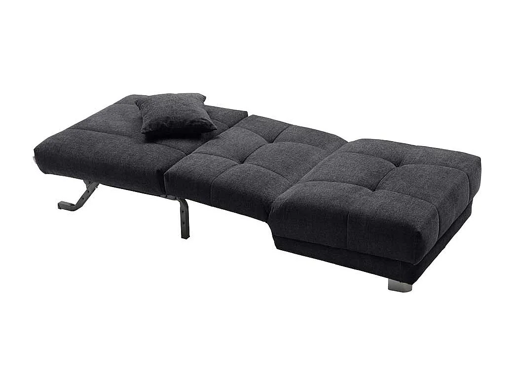 Faltsessel in Blaugrau Flachgewebe modern