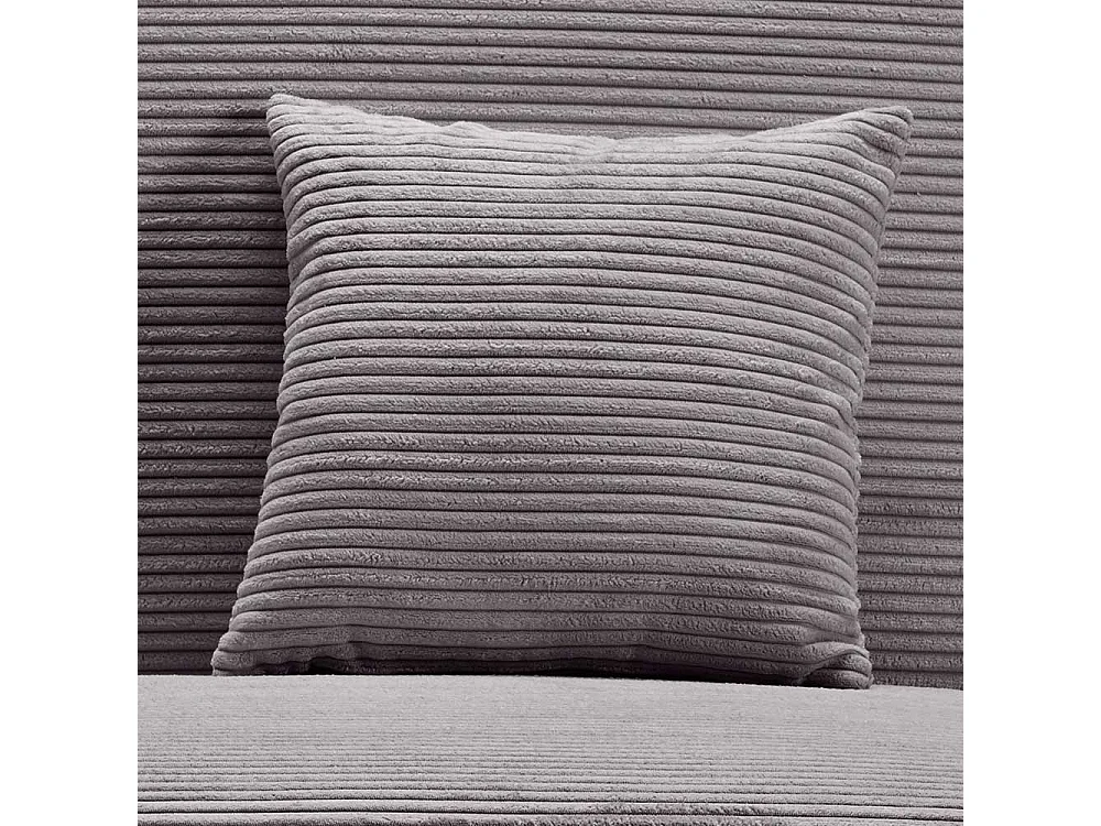 Grauer Faltsessel in modernem Design Cord und Metall