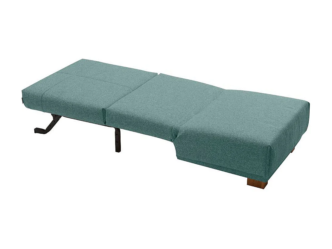 Funktionssessel in Petrol Stoff Schlafen