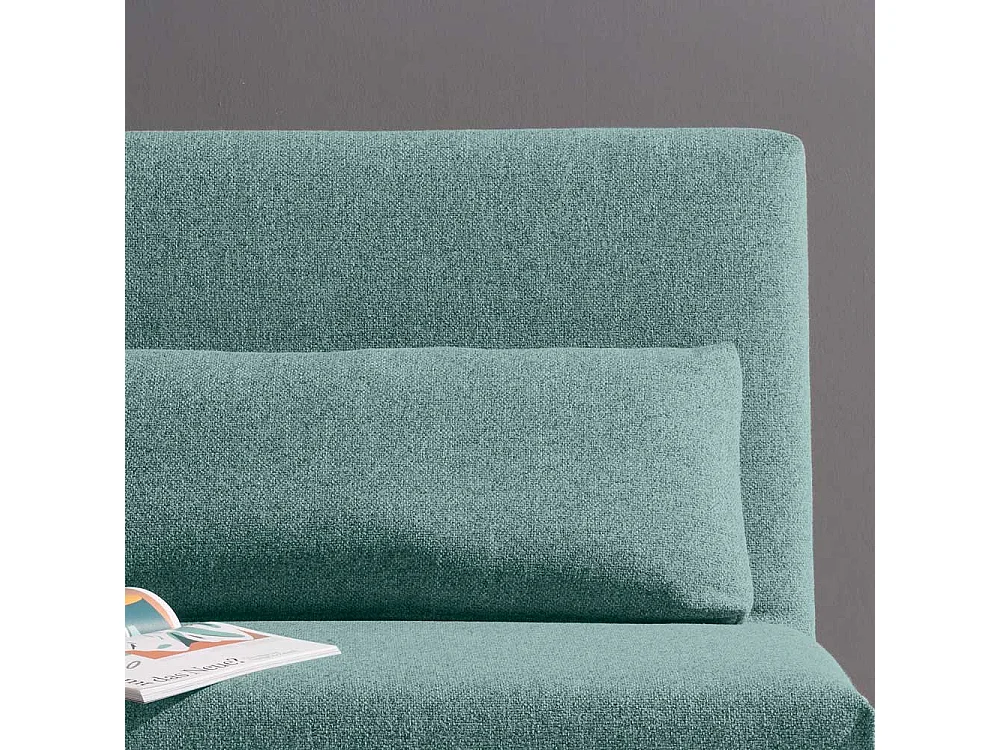 Funktionssessel in Petrol Stoff Schlafen