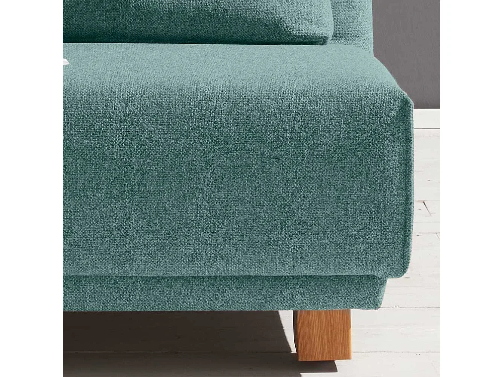 Funktionssessel in Petrol Stoff Schlafen