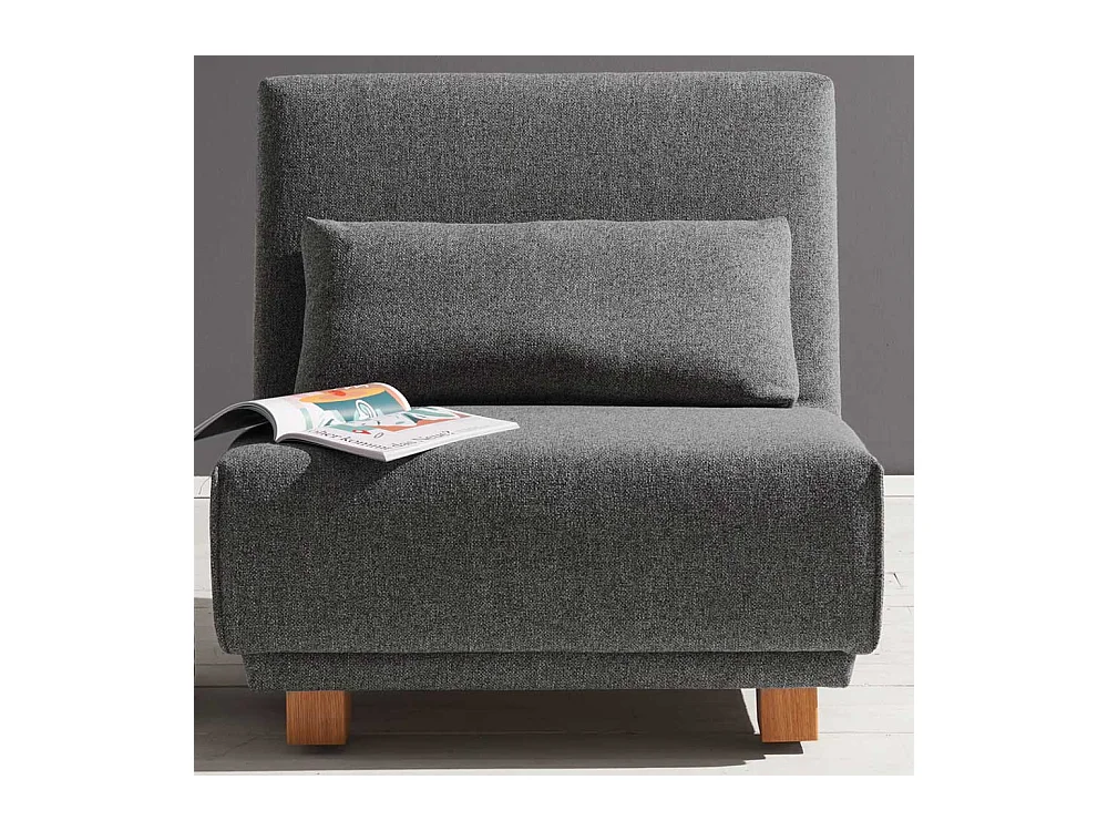 Schlafsessel in Grau Stoff Made in Germany