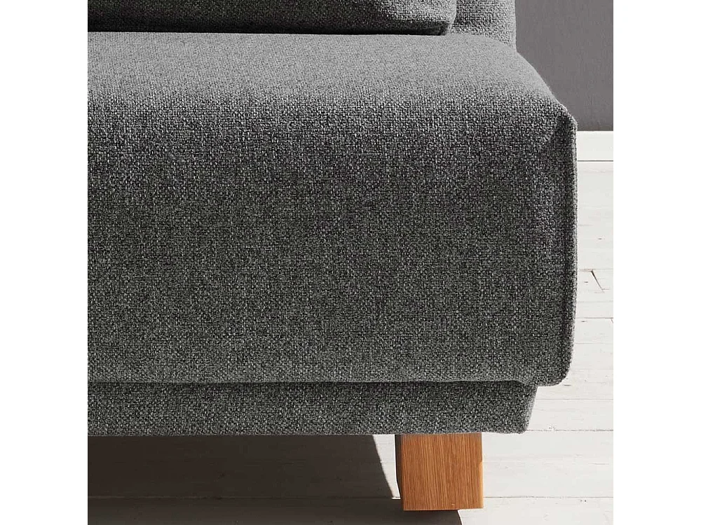 Schlafsessel in Grau Stoff Made in Germany