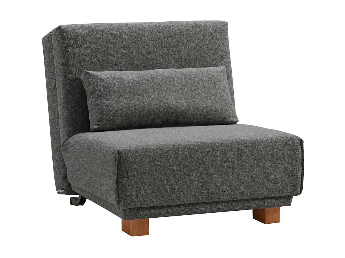 Schlafsessel in Grau Stoff Made in Germany