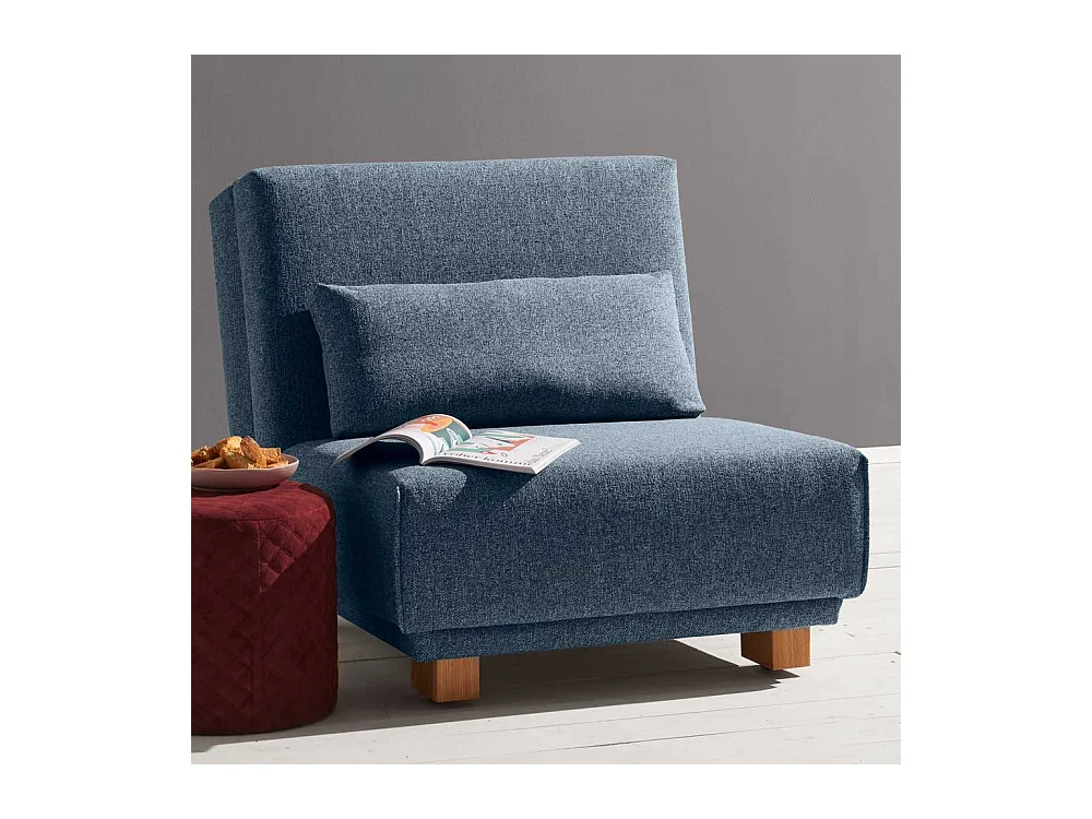 Sessel zum Schlafen Blau Stoff