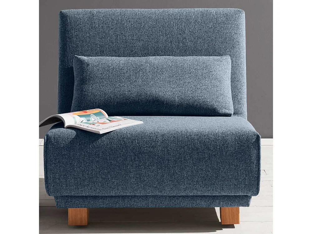 Sessel zum Schlafen Blau Stoff
