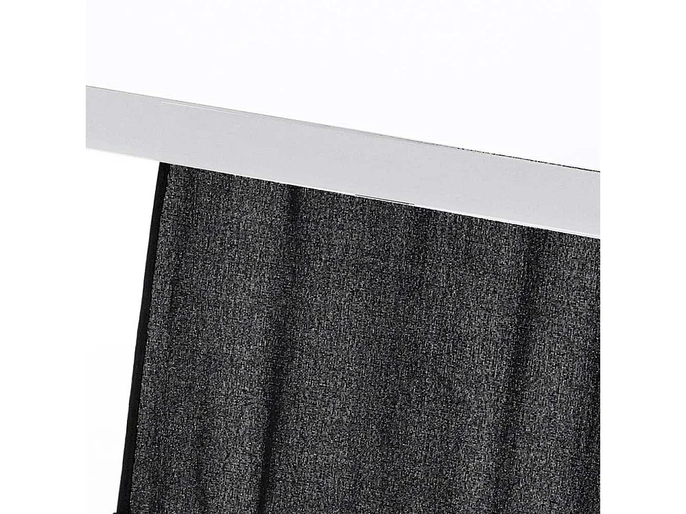 PC Tisch in Weiß Rot