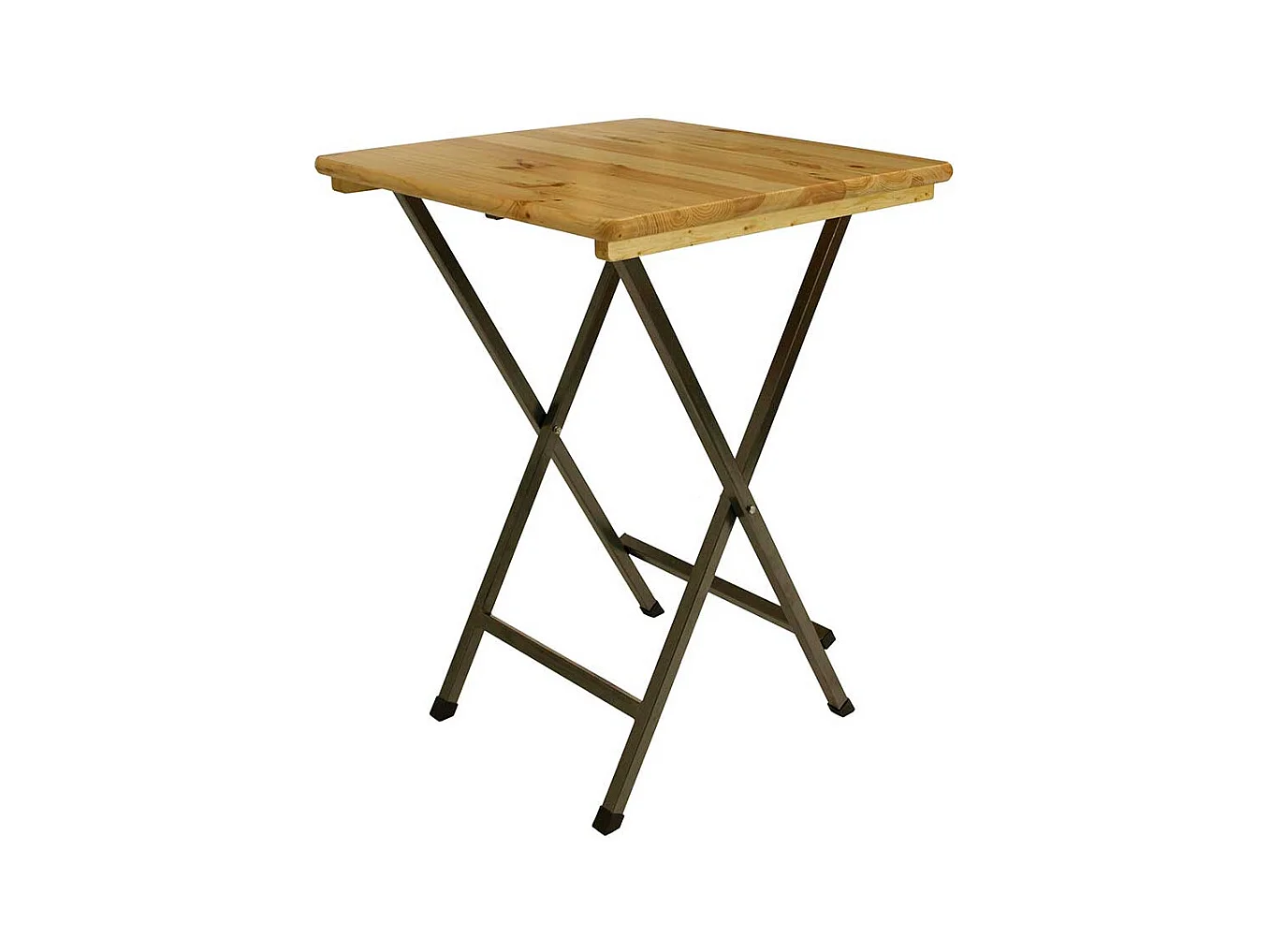 Klappbarer Bartisch aus Kiefer Massivholz und Stahl Outdoor geeignet