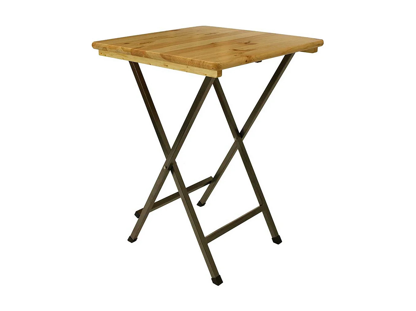 Klappbarer Bartisch aus Kiefer Massivholz und Stahl Outdoor geeignet