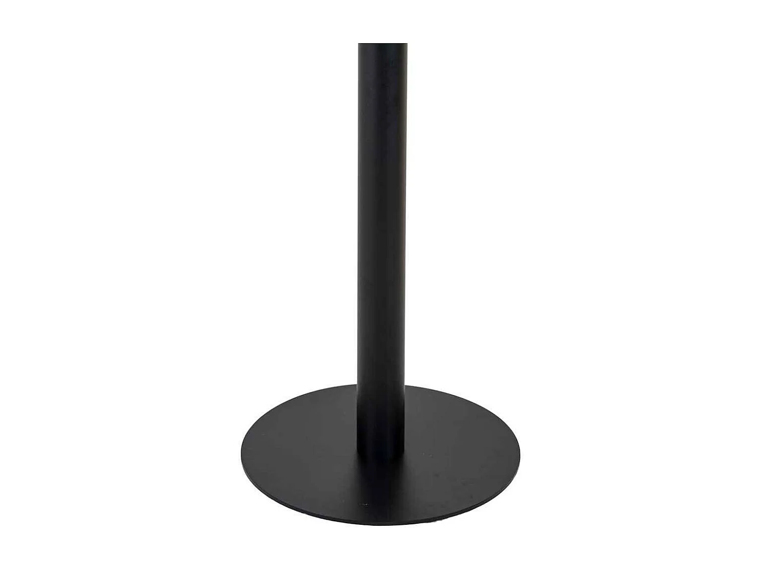 Runder Bartisch in Weiß Hellgrau Schwarz 105 cm hoch