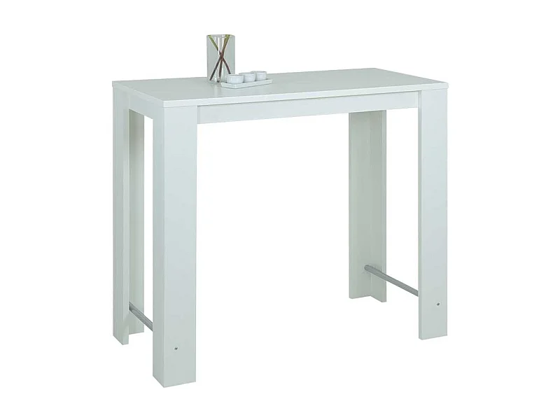 Bartisch in Weiß 120 cm breit