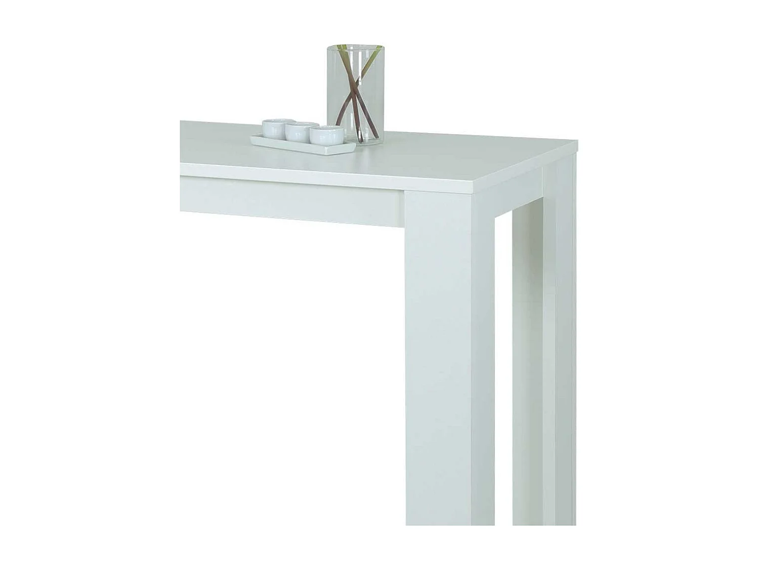 Bartisch in Weiß 120 cm breit