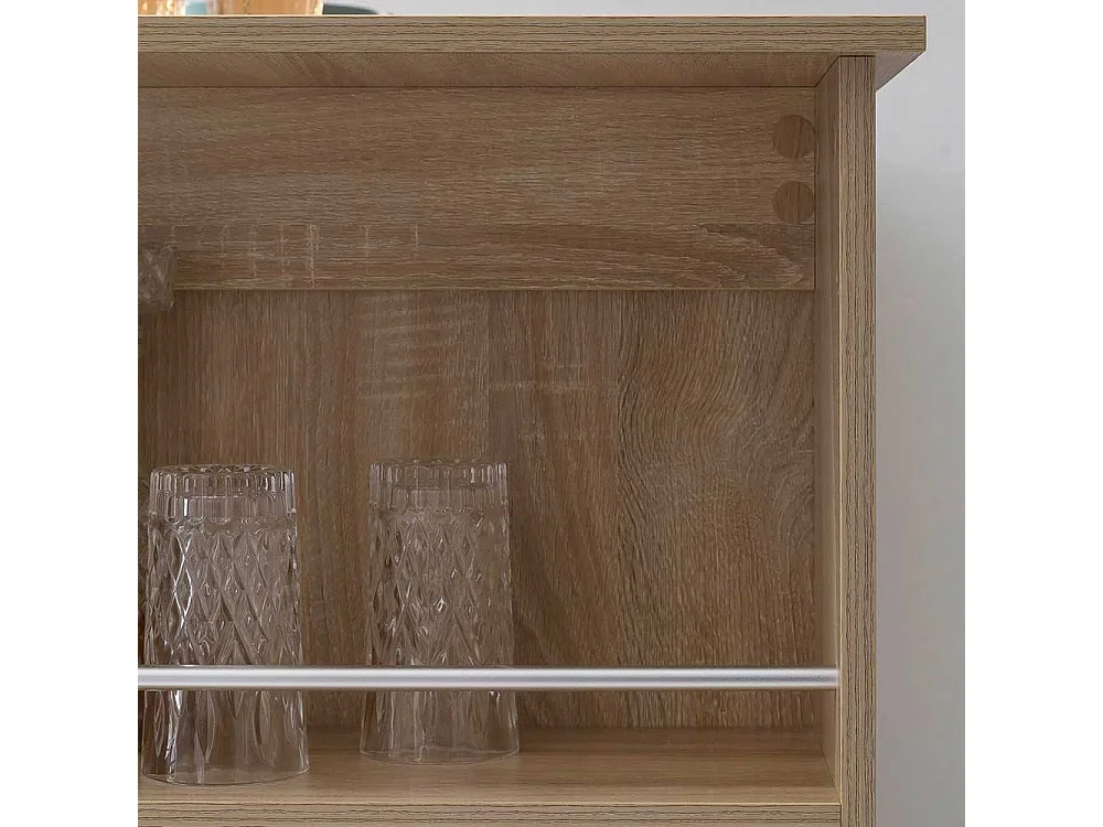 Tresentisch Küche in Sonoma-Eiche Holzoptik 108 cm hoch