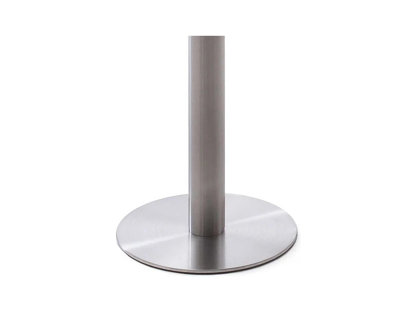 Glas Bartisch in Weiß Rund