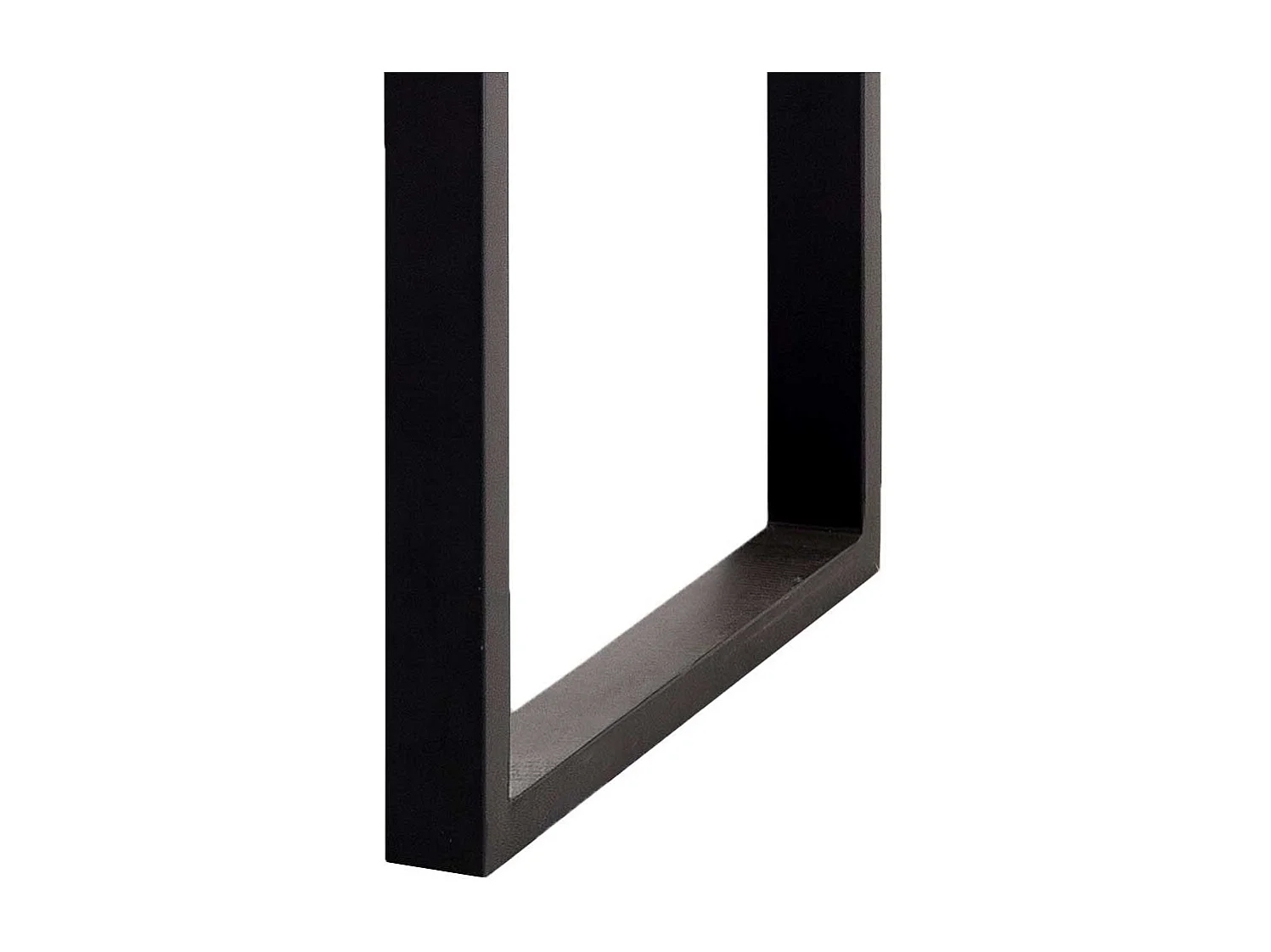 Holz Bartisch in Eichefarben verwittert Bügelgestell