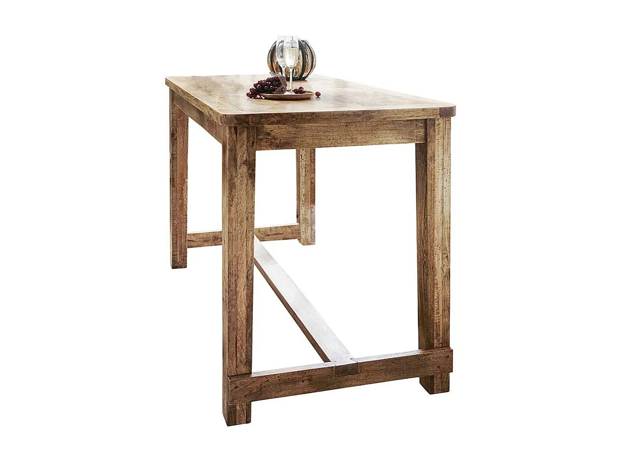 Massiver Bartisch aus Recyclingholz Landhausstil