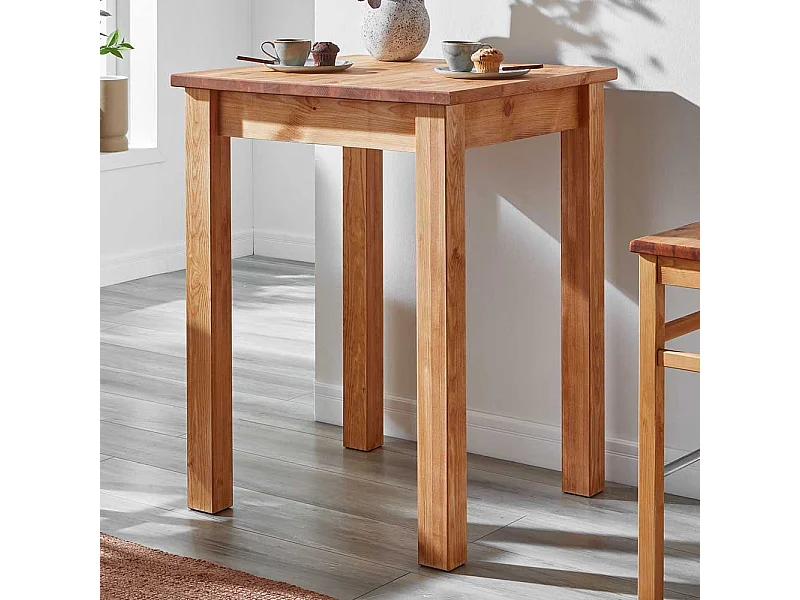 Kiefer massiv Bartisch im Landhausstil 103 cm hoch - 78 cm breit