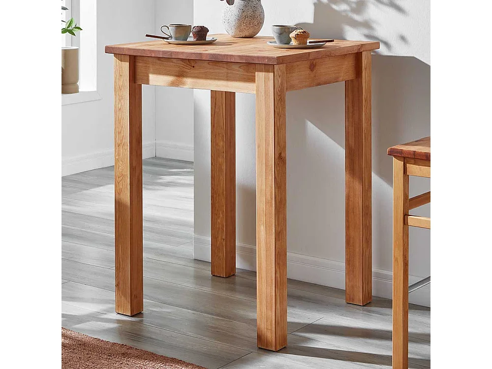 Kiefer massiv Bartisch im Landhausstil 103 cm hoch - 78 cm breit