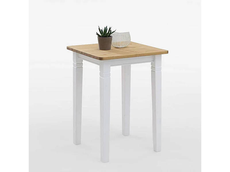 Bartisch in Weiß Kiefer massiv