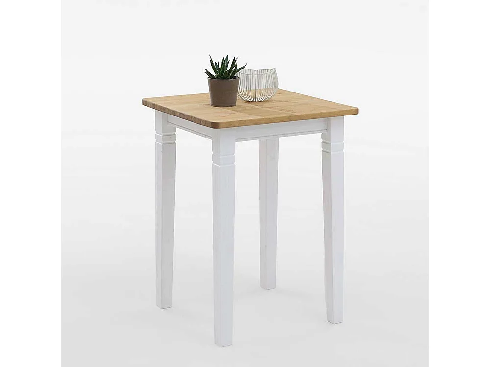 Bartisch in Weiß Kiefer massiv