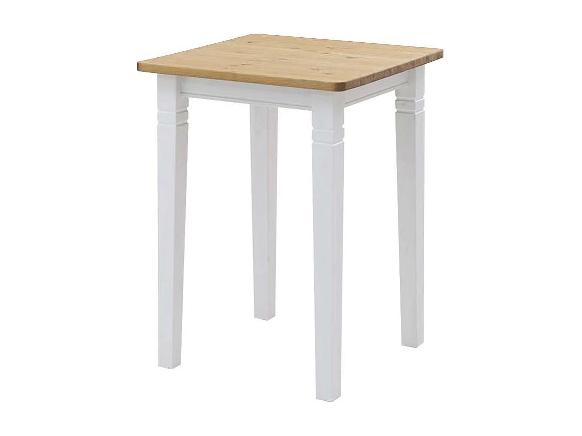 Bartisch in Weiß Kiefer massiv