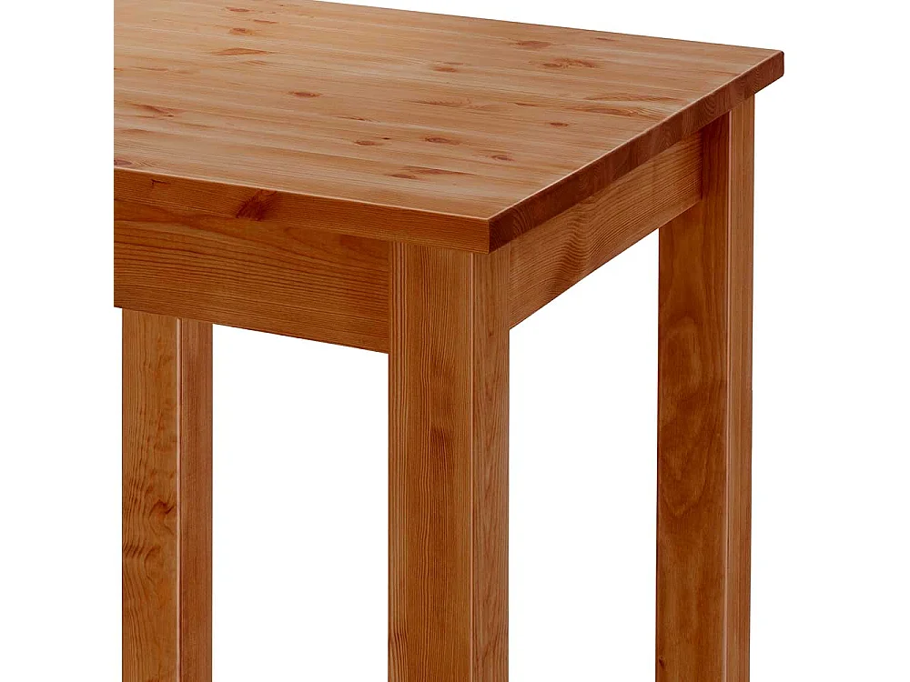 Massivholz Bartisch im Landhausstil Kiefer Bernsteinfarben