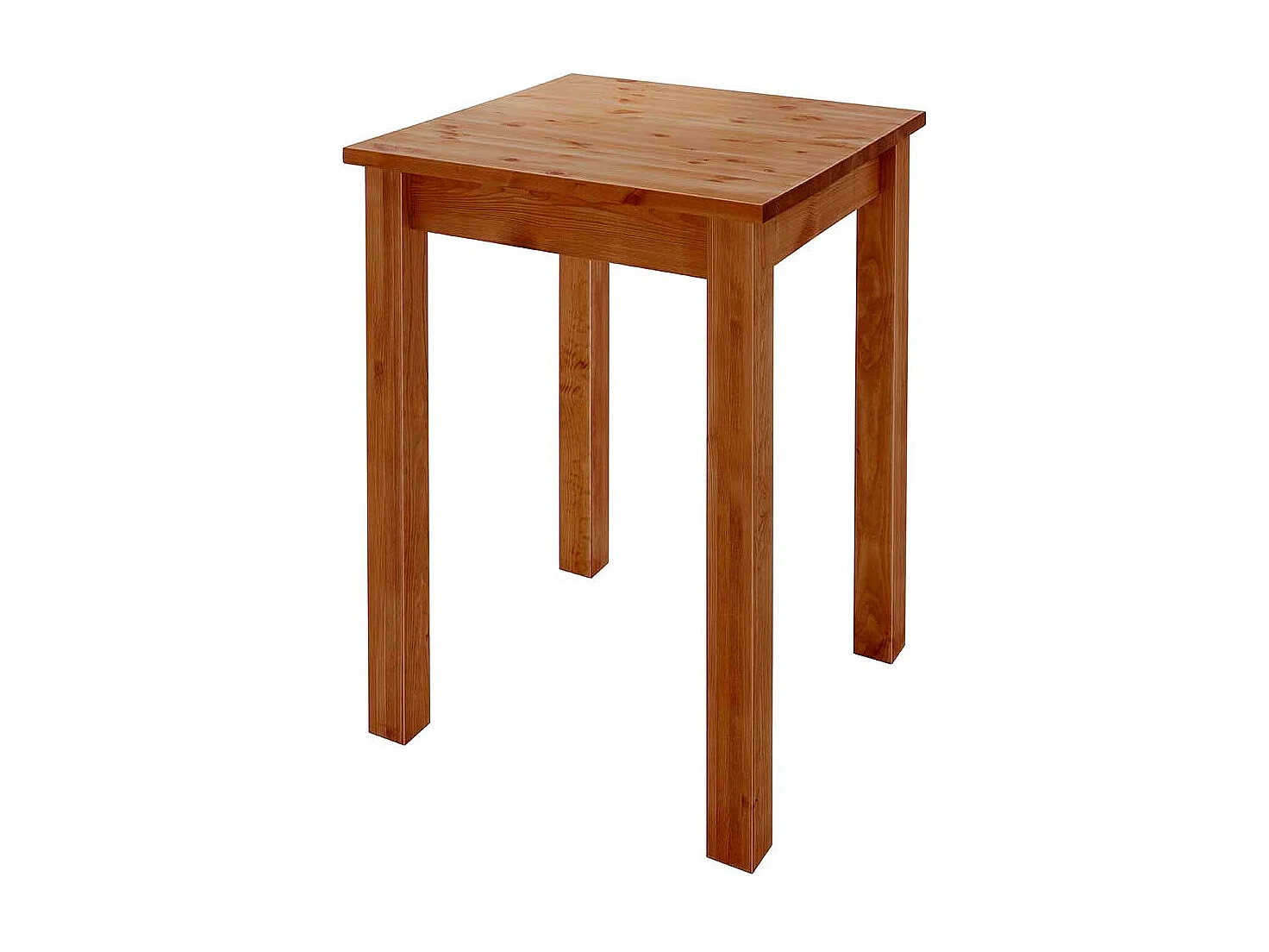 Massivholz Bartisch im Landhausstil Kiefer Bernsteinfarben