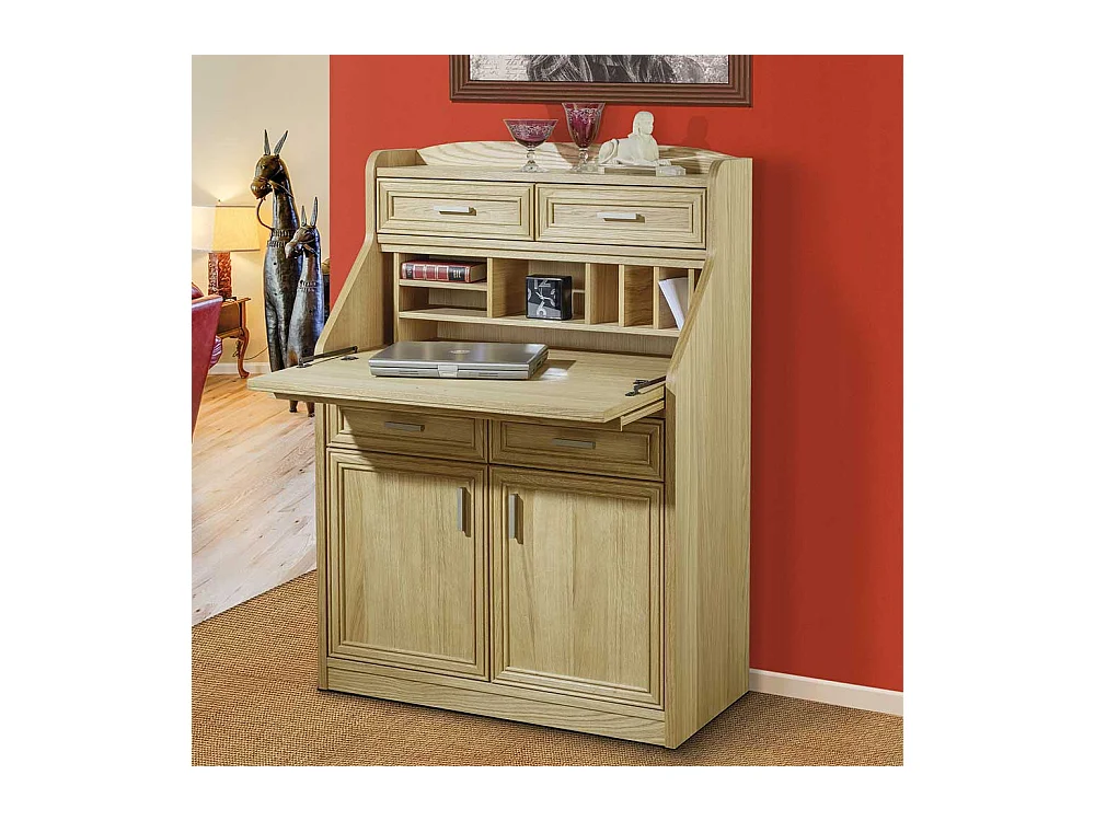Sekretär im Landhausstil Eiche furniert