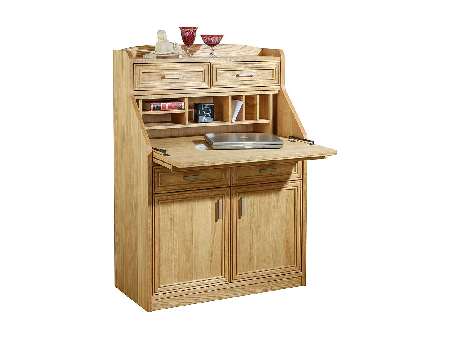 Sekretär im Landhausstil Eiche furniert