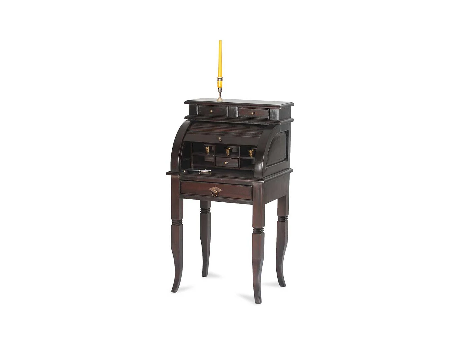 Sekretär in Schwarzbraun Antik