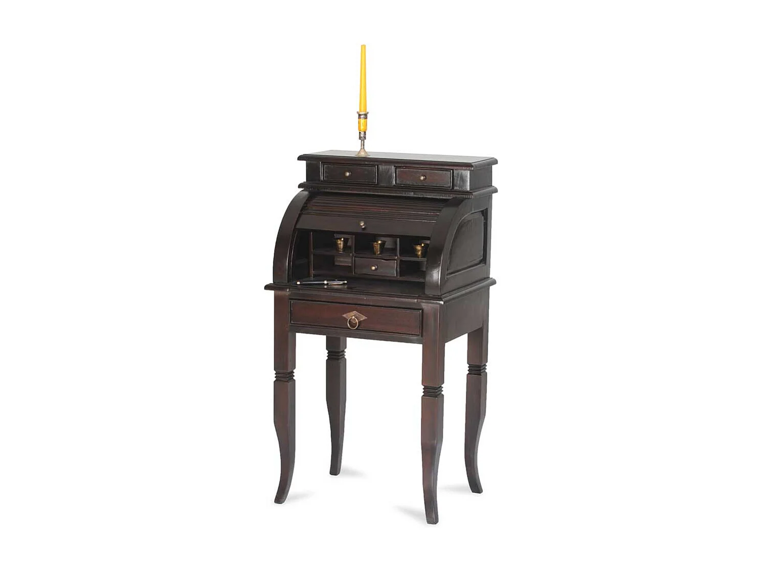 Sekretär in Schwarzbraun Antik