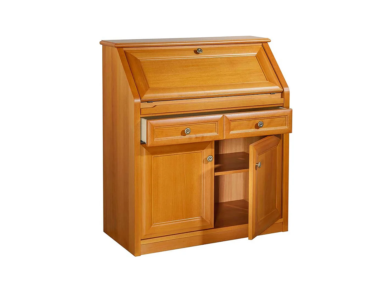 Sekretärschrank mit Kirschbaum furniert klassischen Design