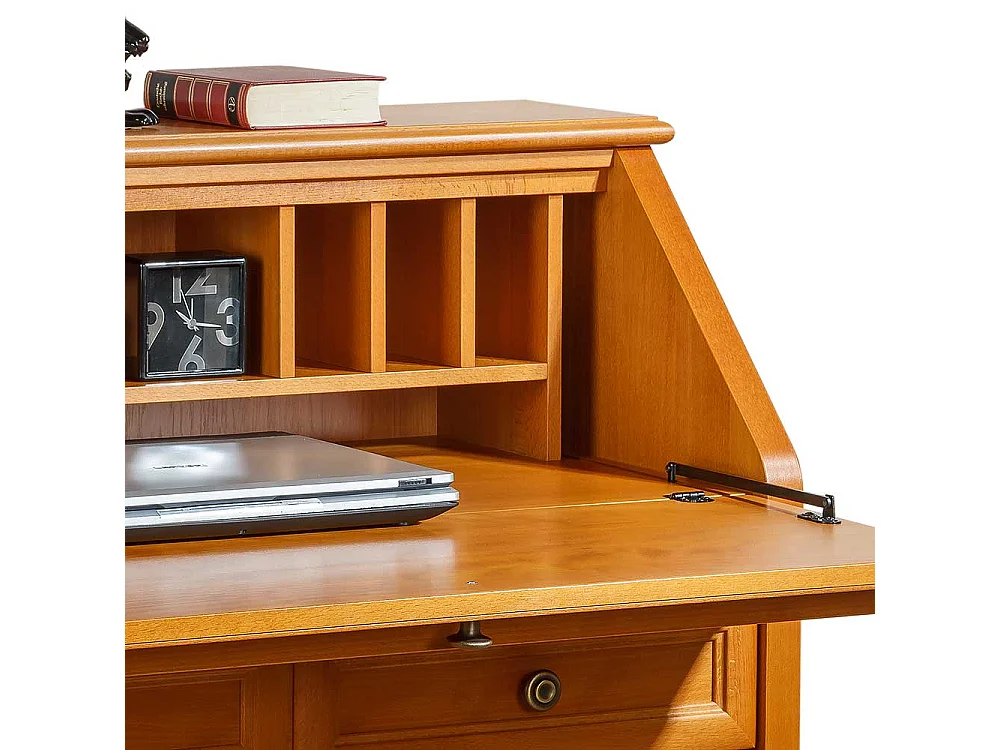 Sekretärschrank mit Kirschbaum furniert klassischen Design