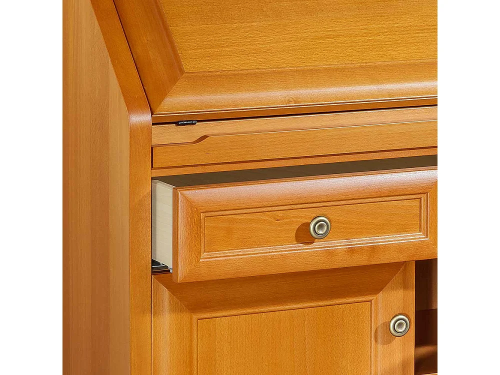 Sekretärschrank mit Kirschbaum furniert klassischen Design