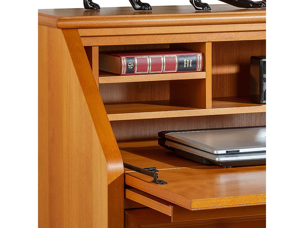 Sekretärschrank mit Kirschbaum furniert klassischen Design