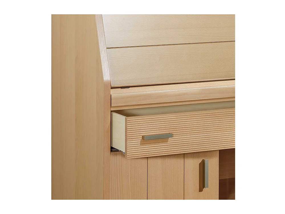 Sekretär aus Buche Massivholz 155 cm hoch