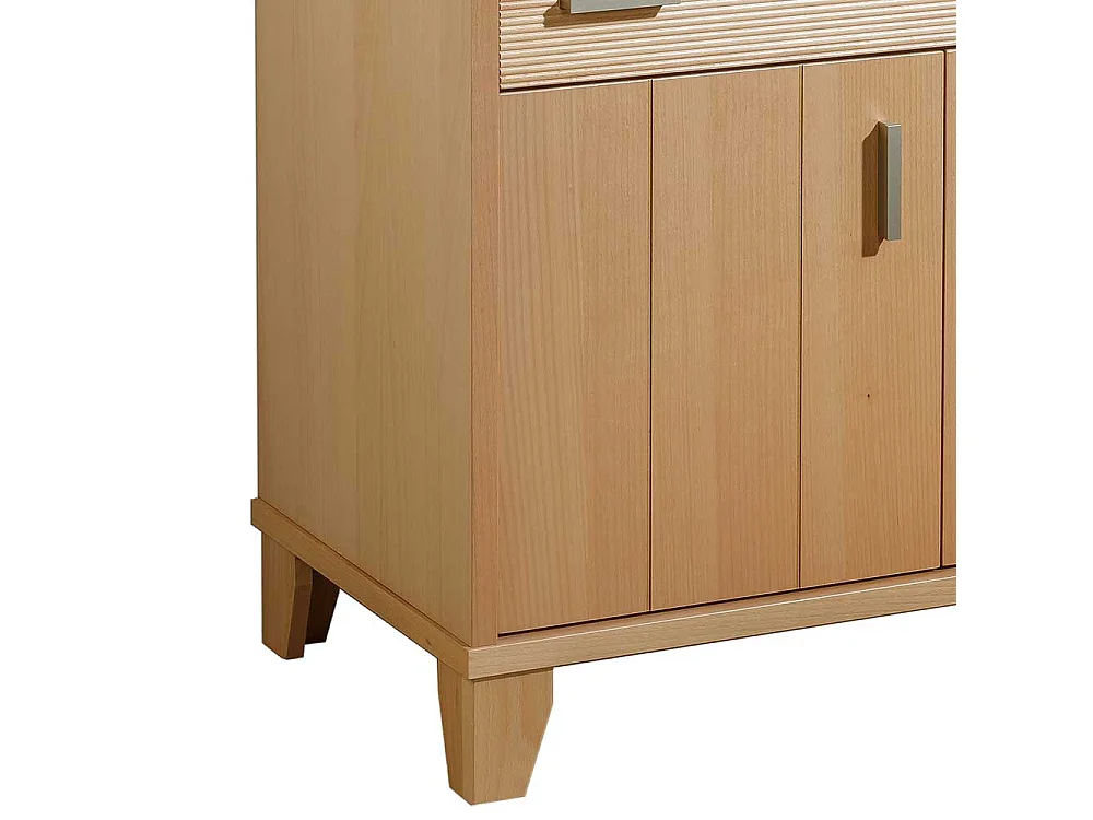 Sekretär aus Buche Massivholz 155 cm hoch