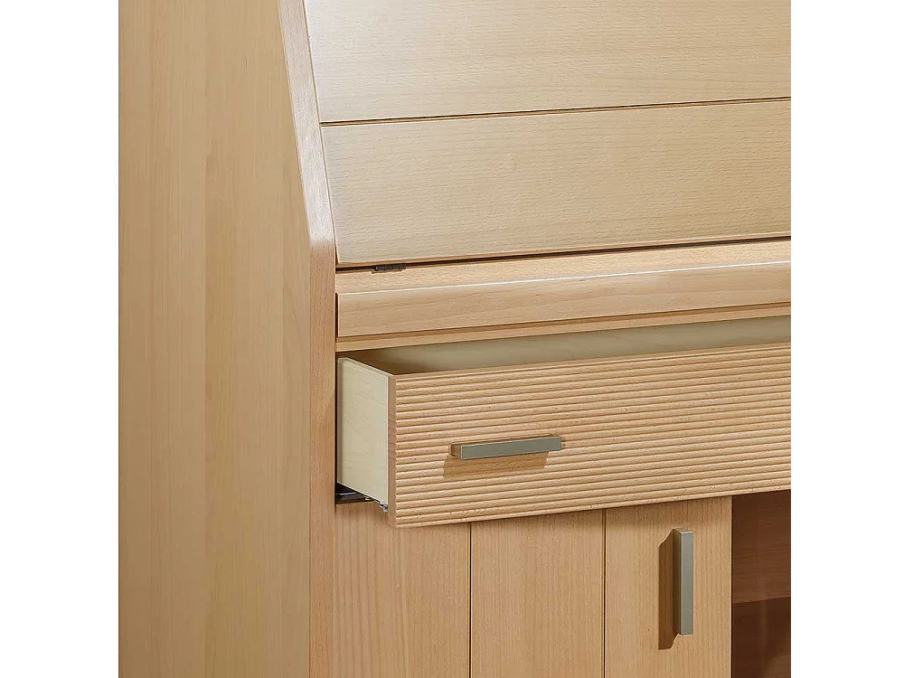 Sekretär aus Buche Massivholz 155 cm hoch