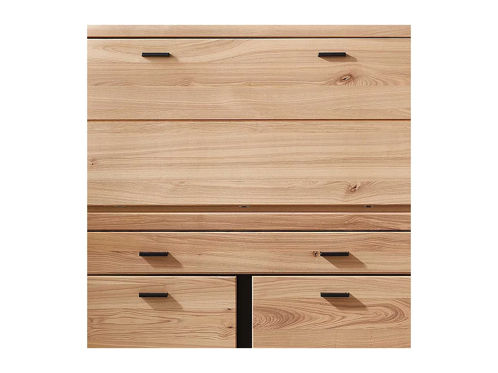 Schreibsekretär in Wildeichefarben Schreibklappe