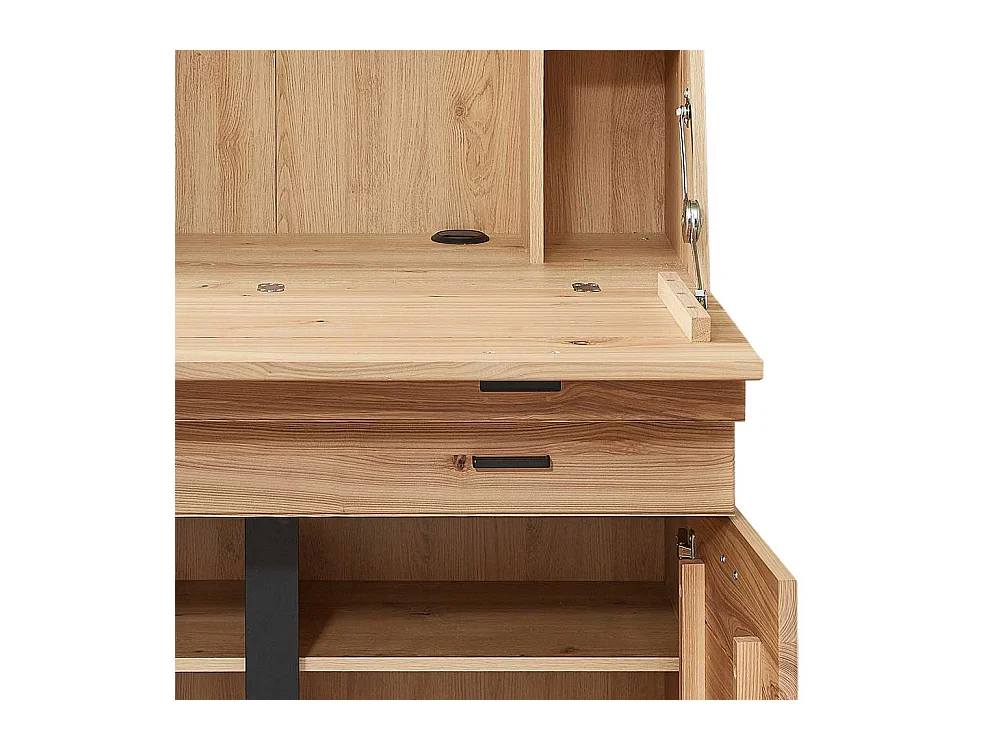 Schreibsekretär in Wildeichefarben Schreibklappe